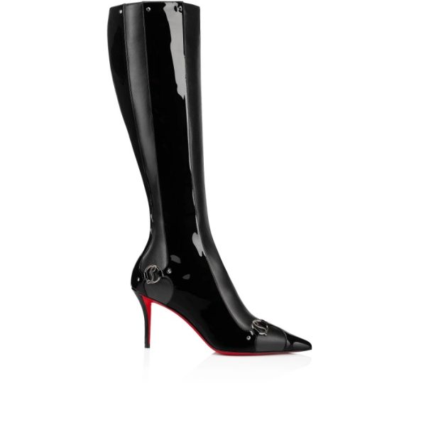 Cheap Christian Louboutin Cl In 90s Botta 80mm Leather Black - Image 2