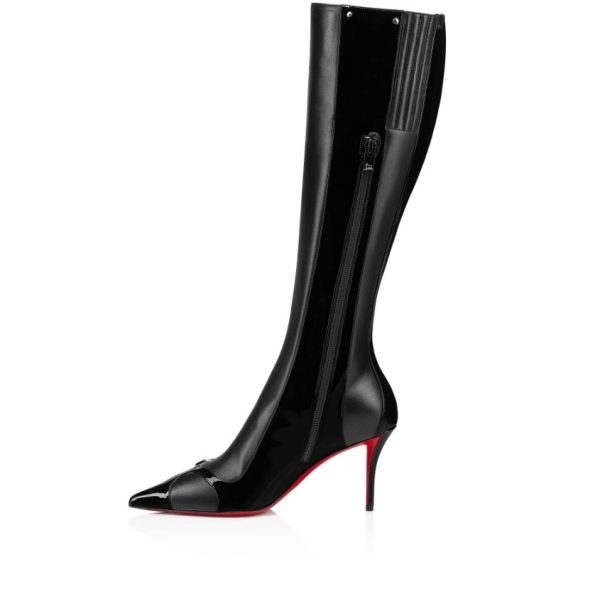 Cheap Christian Louboutin Cl In 90s Botta 80mm Leather Black - Image 3