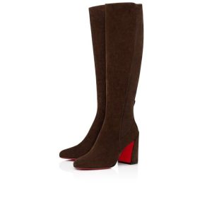 Cheap Christian Louboutin Jane Botta 85 Mm Boots Veau Velours Cosme
