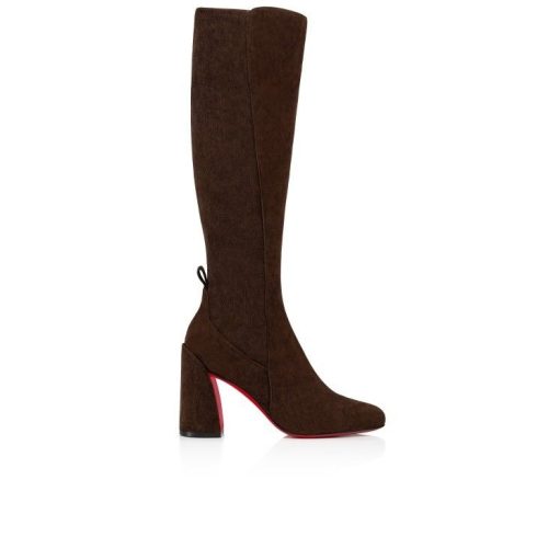 Cheap Christian Louboutin Jane Botta 85 Mm Boots Veau Velours Cosme - Image 3