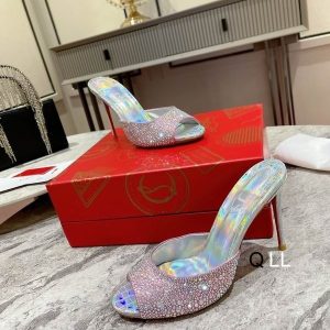 Cheap Christian Louboutin Me Dolly Strass Pumps 100 mm Suede Strass Embellished Pink