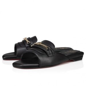 Cheap Christian Louboutin Miss Mj Mule Mules Nappa Leather Black