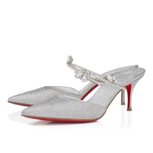Cheap Christian Louboutin Planet Queen 85mm Pumps Calf leather Silver