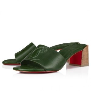 Cheap Christian Louboutin So Cl Mule 55 Mm Mules Sandals Nappa Leather Vertlaine