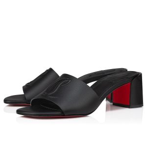 Cheap Christian Louboutin So CL Mule 55mm Calf Leather Black