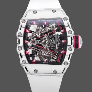Replica Richard Mille RM 38 02 Bubba Watson Tourbillon White Case Rubber & Fabric Strap