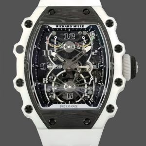 Replica Richard Mille RM 21-02 Tourbillon Aerodyne Quarts TPT Carbon White