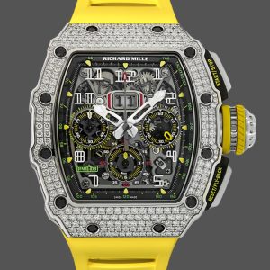 Replica Richard Mille RM 011 03 Stainless Steel & 18K Gold Diamond Bezel