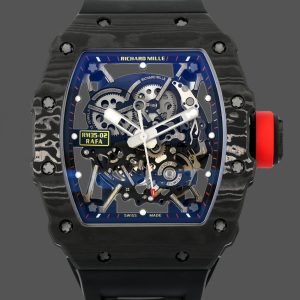Replica Richard Mille Rafael Nadal NTPT Carbon RM Black Rubber Strap RM035-02