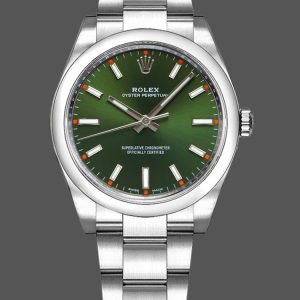 Top Quality Rolex Oyster Perpetual Air-King 114200 Olive Green Index Dial 34mm Unisex Replica watch