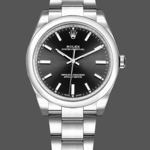 Top Quality Rolex Oyster Perpetual Air-King 114200 Black Index Dial 34mm Unisex Replica watch