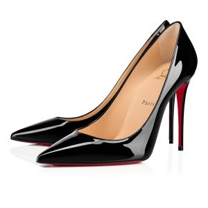 Cheap Christian Louboutin Pumps Kate 100 mm Black Patent calf Celebrate the company's 10th anniversary promotion limited