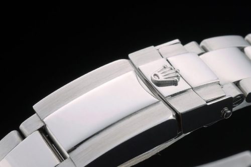 Replica Rolex Daytona Black Ceramic Tachymeter Stainless Steep Strap White Dial 80249 - Image 5