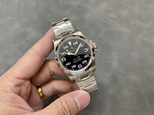 Top Quality Rolex Air King 126900 0001 Oyster Stainless Steel 40mm Mens Replica Watch - Image 4