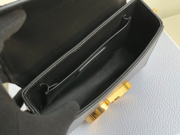 Dior 30 Montaigne Box Bag Replica in Black Box Calfskin - Image 5