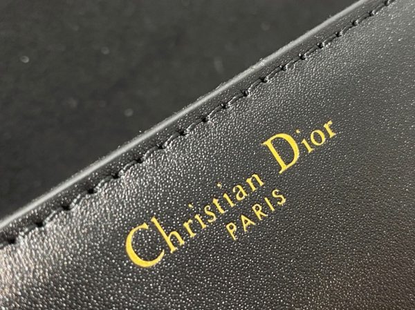Dior 30 Montaigne Avenue Bag Knockoff in Black Box Calfskin - Image 5