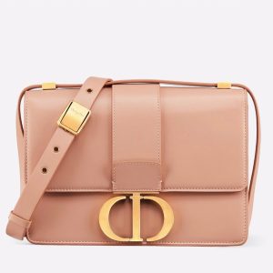 Dior 30 Montaigne Medium Bag Knockoff in Poudre Box Calfskin