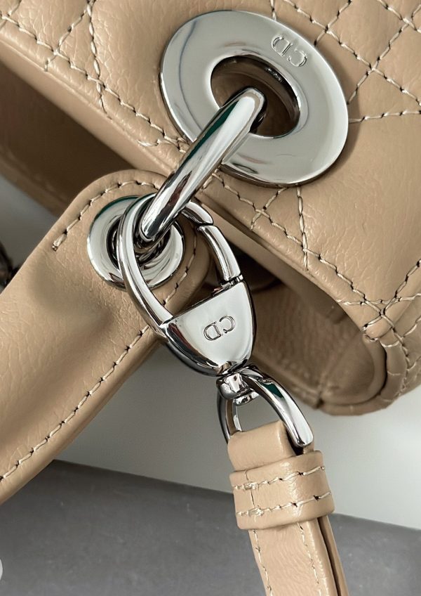 Dior Small Lady Dior My ABCDior Bag Replica in Beige Cannage - Image 9