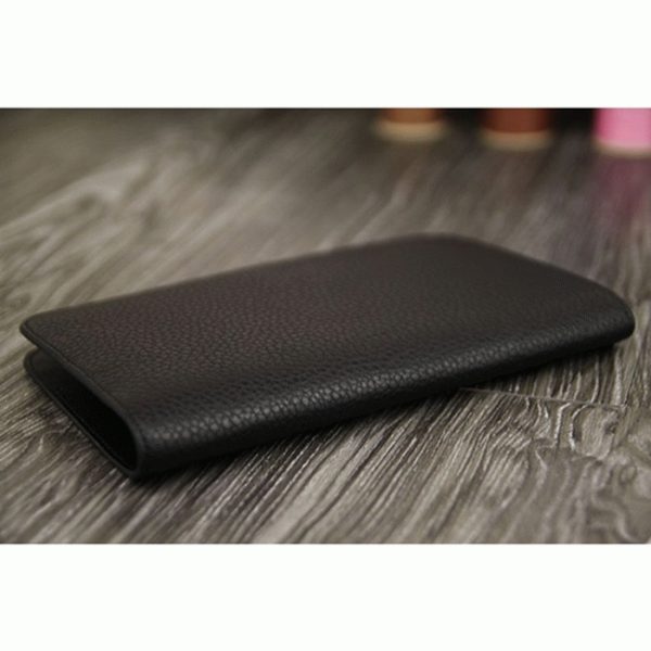 Black fake luxury Hermes Dogon combine wallet - Image 4