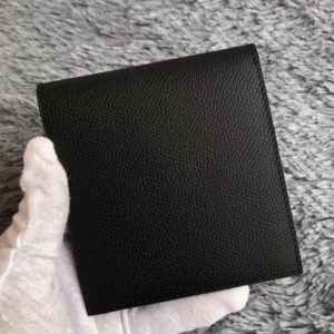 Black Hermes Copernic compact wallet