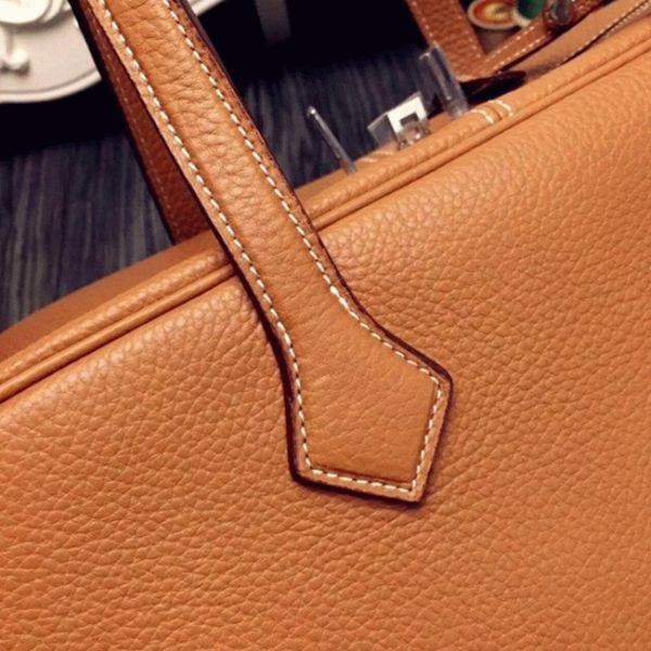 Brown AAA Fake Hermes Victoria II 35cm Bag - Image 7