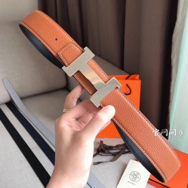 1:1 knockoff Hermes Constance belt buckle in brown shade - Image 5