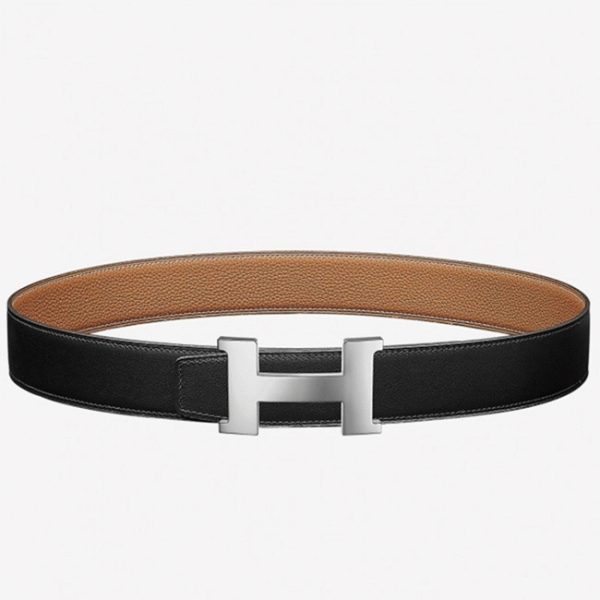 1:1 knockoff Hermes Constance belt buckle in brown shade - Image 2