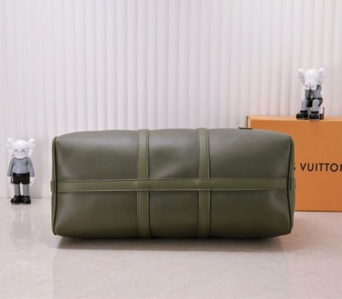 Louis Vuitton Aerogram Keepall Bandouliere 50 Travel Bag In Khaki - Image 4