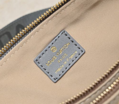Louis Vuitton Coussin PM Bag In Gray With Jacquard Strap - Image 6