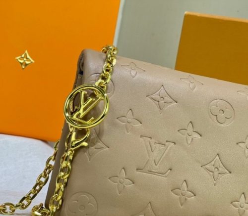 Louis Vuitton Coussin Pochette In Camel - Image 6