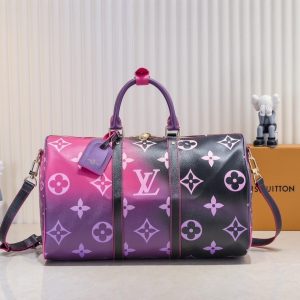 Spring 2022 Keepall 45 Travel Bag In Midnight Fuchsia