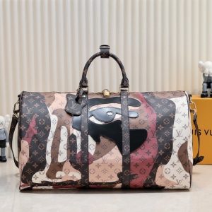 J Hope X Keepall 55 Brown In Two Eyes Patches