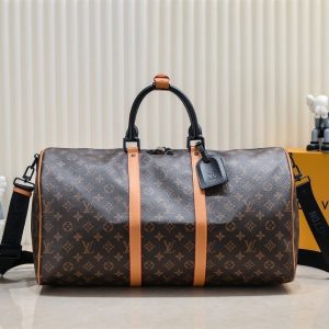 Monogram Canvas Keepall Bandouliere 50 With Jacquard Strap
