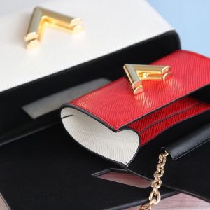 Louis Vuitton Epi Leather Twist MM And Twisty Bag In Black And White