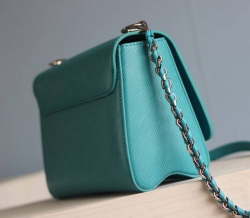 Louis Vuitton Epi Leather Twist MM Bag In Celestial Blue - Image 9
