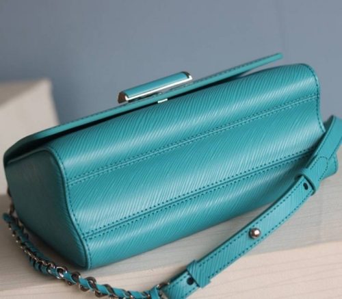 Louis Vuitton Epi Leather Twist MM Bag In Celestial Blue - Image 7