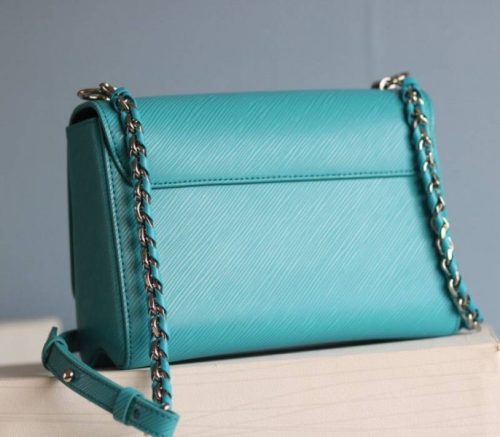 Louis Vuitton Epi Leather Twist MM Bag In Celestial Blue - Image 6