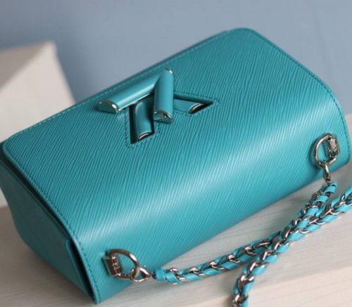 Louis Vuitton Epi Leather Twist MM Bag In Celestial Blue - Image 5