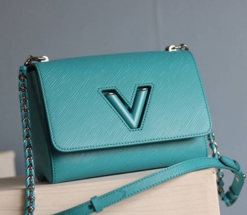 Louis Vuitton Epi Leather Twist MM Bag In Celestial Blue - Image 3