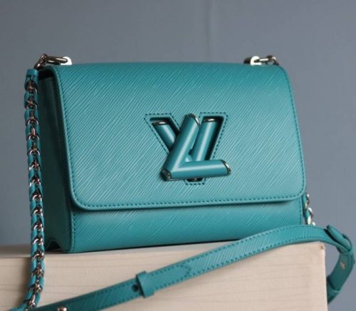 Louis Vuitton Epi Leather Twist MM Bag In Celestial Blue - Image 2