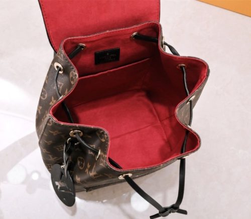 Louis Vuitton Monogram Canvas Montsouris PM Backpack In Black - Image 5