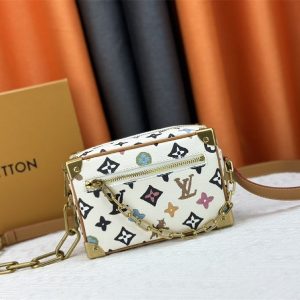 Louis Vuitton Monogram Craggy Mini Soft Trunk In Vanilla