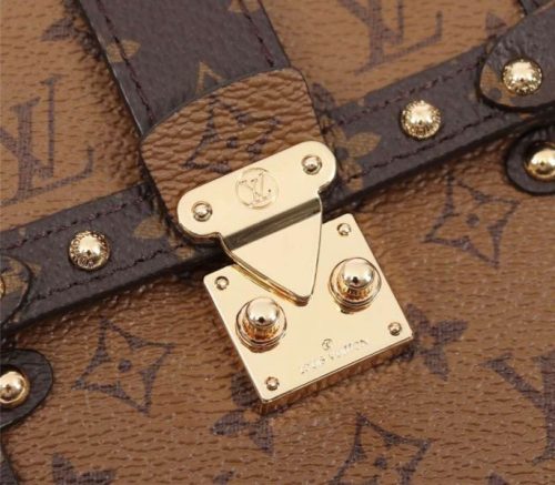 Louis Vuitton Monogram Reverse Canvas Vertical Trunk Pochette - Image 7