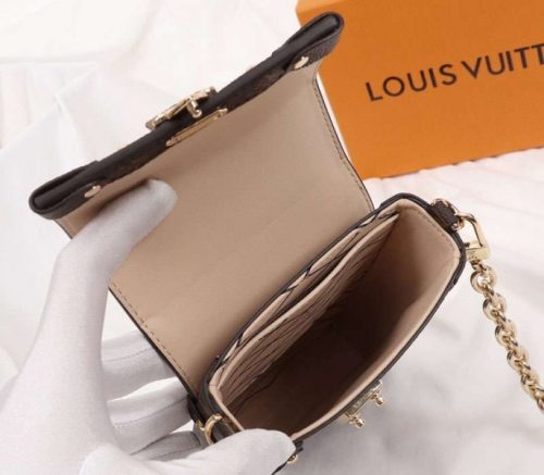 Louis Vuitton Monogram Reverse Canvas Vertical Trunk Pochette - Image 5