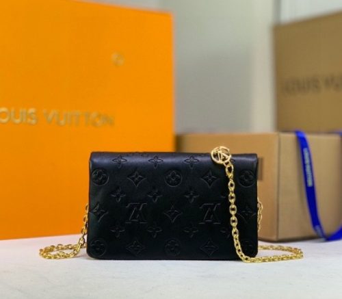 Louis Vuitton Coussin Pochette In Black - Image 4