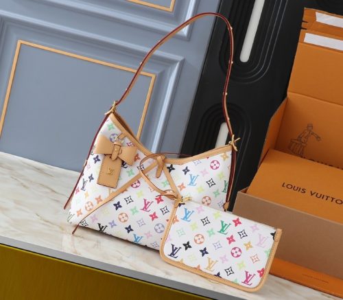 X TM Multicolored CarryAll PM In White