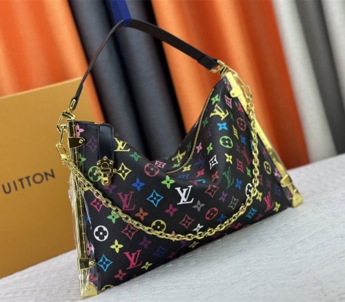 Louis Vuitton X TM Multicolored Lucky Trunk In Black - Image 2