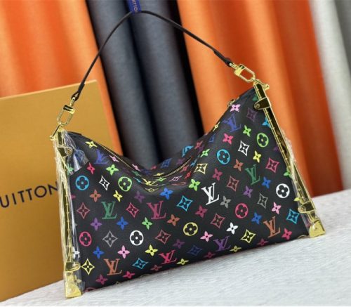 Louis Vuitton X TM Multicolored Lucky Trunk In Black - Image 5