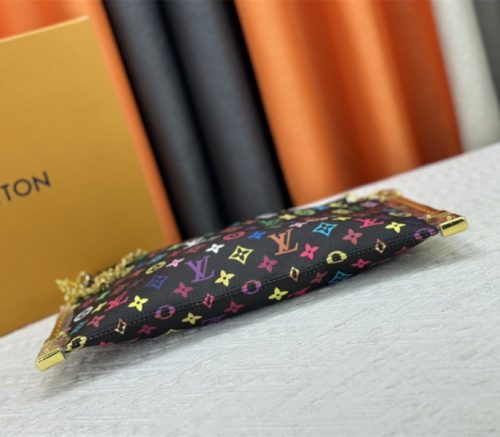 Louis Vuitton X TM Multicolored Lucky Trunk In Black - Image 3