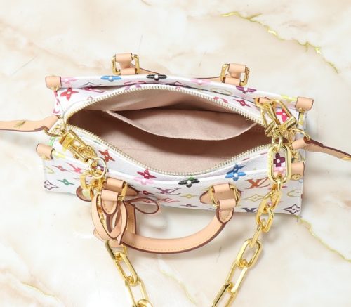 X TM Multicolored Onthego East West Chain In White - Image 5